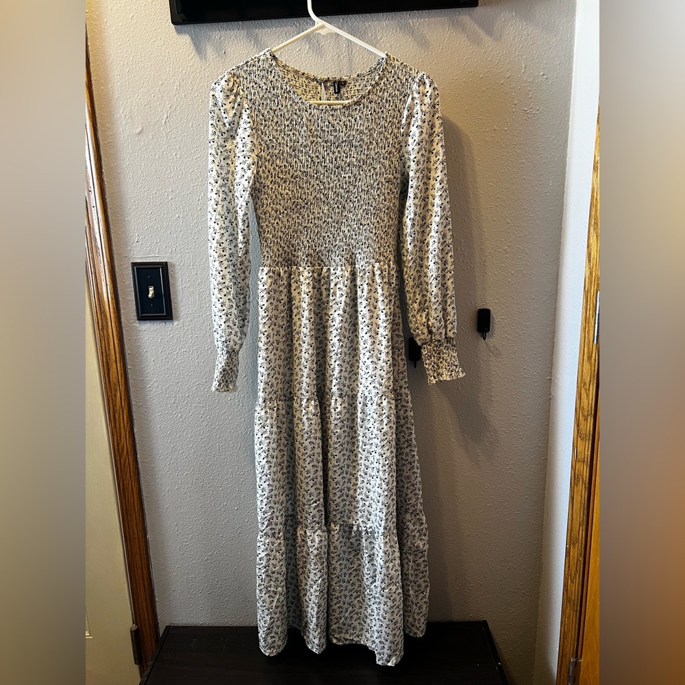 Long Sleeve Maxi Floral Dress